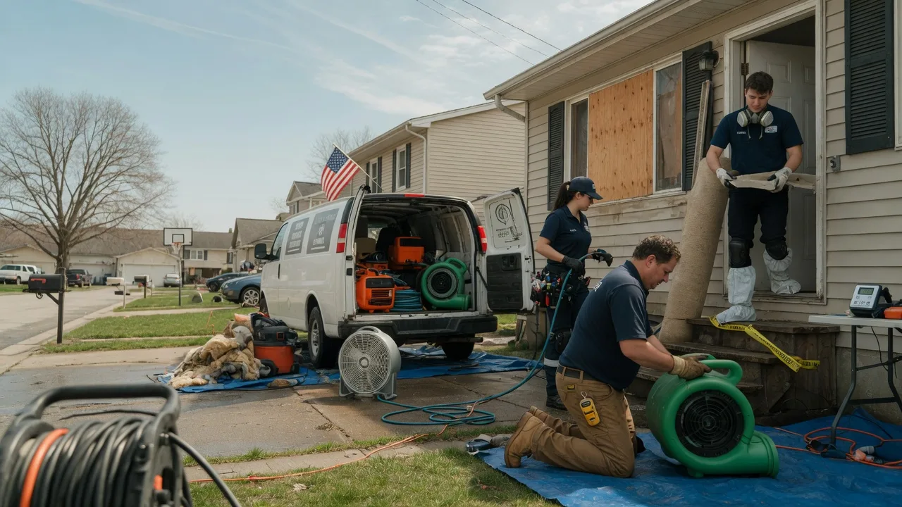 Water Damage Restoration in Brighton, IL near me